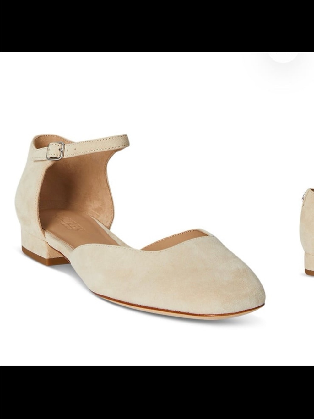 NWB Lauren Ralph Lauren women’s emellie Mary Jane flats color sand dune size 11